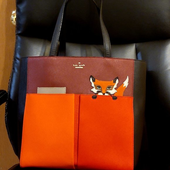 Kate Spade Blaze a Trail Fox Tote - Picture 1 of 4